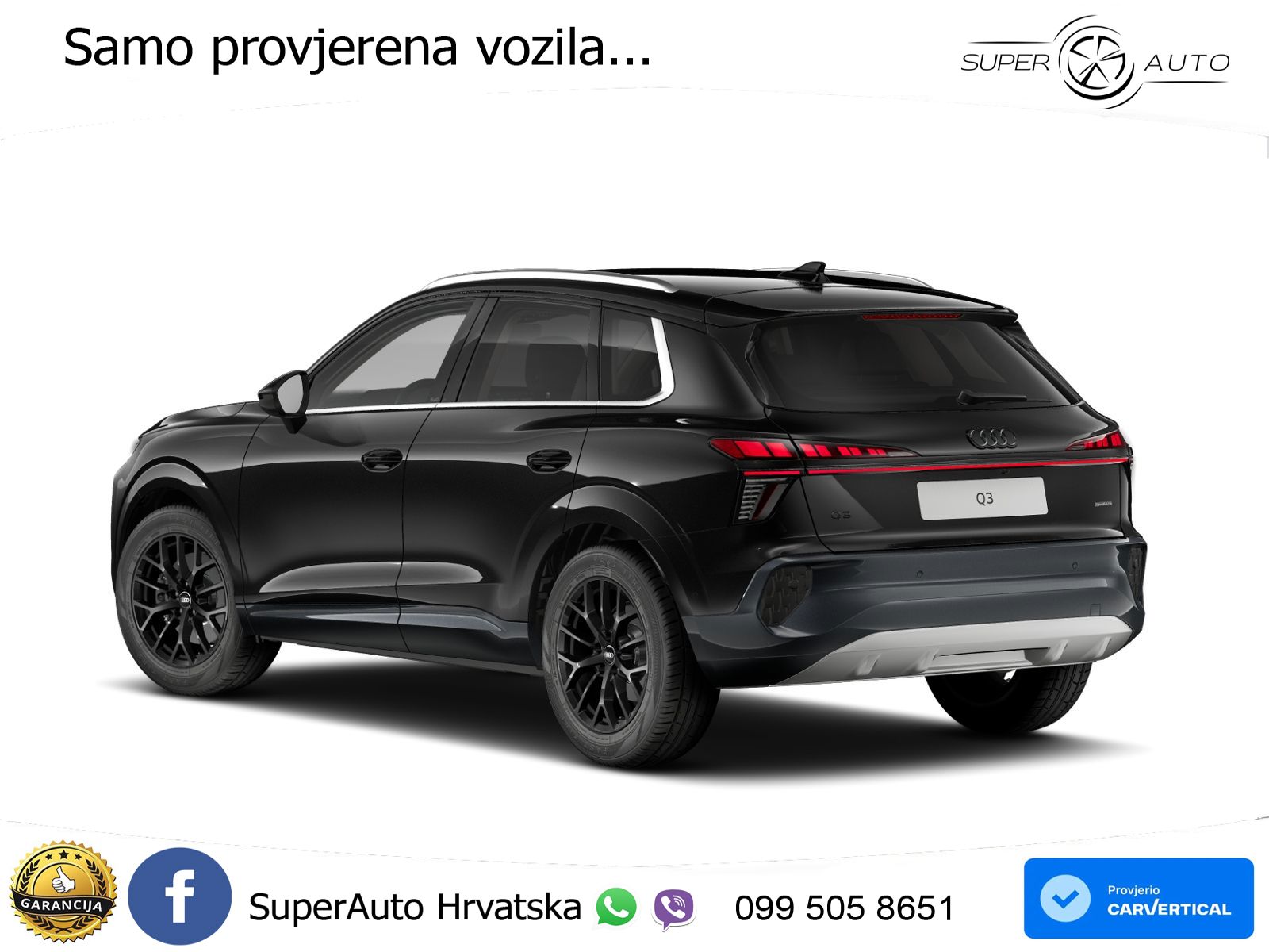 Audi Q3 2.0 TFSI (204 KS) quattro S tronic LED+GR SJED+ACC