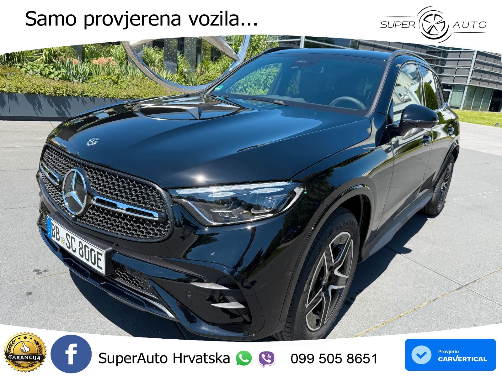 Mercedes GLC 300e (313 KS) 4MATIC 9G-TRONIC AMG ZRAČNI+ACC+GR SJED+360