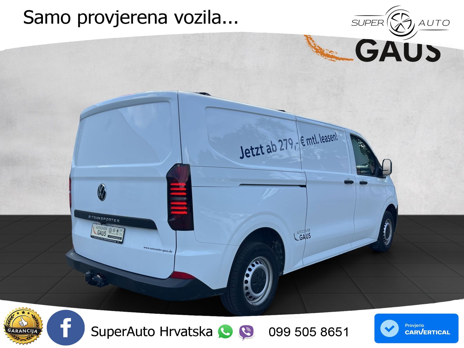 Volkswagen e-Transporter Kasten 100 kW BEV 1-Gang Radst. 35 136 KS