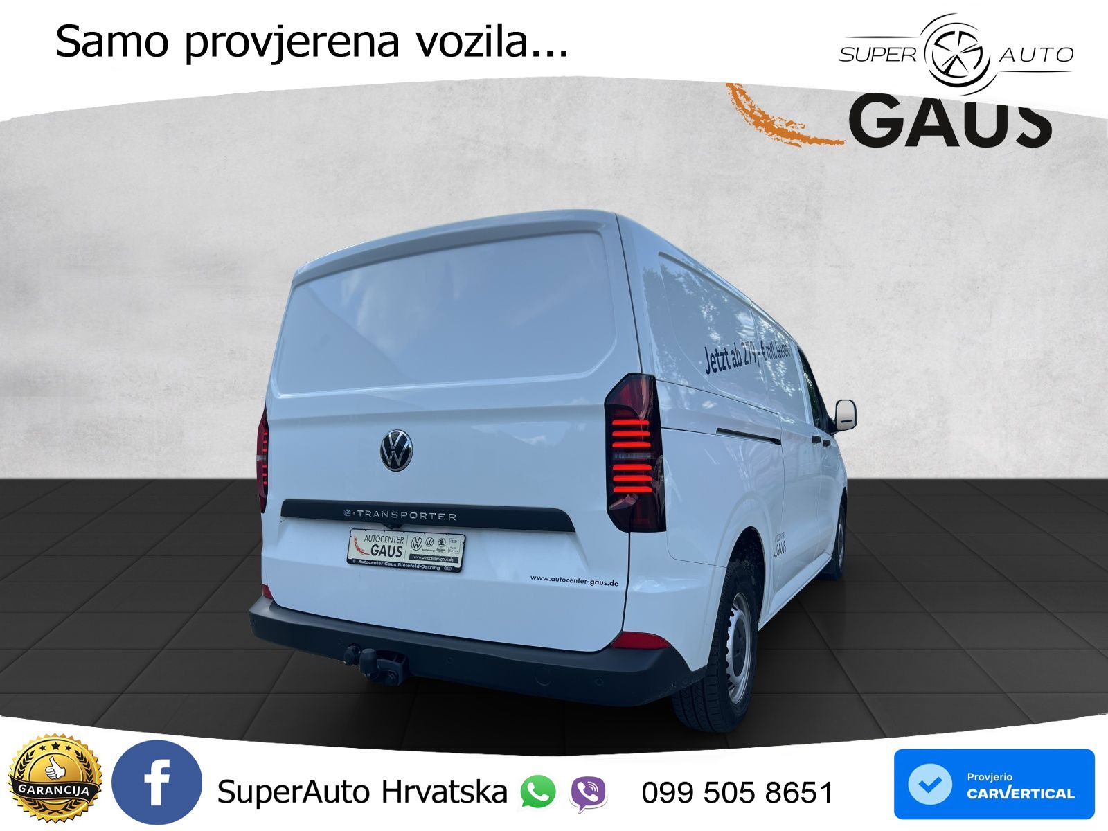 Volkswagen e-Transporter Kasten 100 kW BEV 1-Gang Radst. 35 136 KS