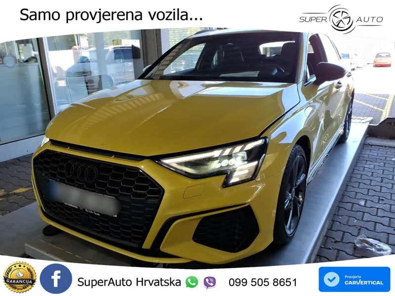 Audi A3 40 TFSIe (204 KS) S tronic S line MATRIX+GR SJED+KAM