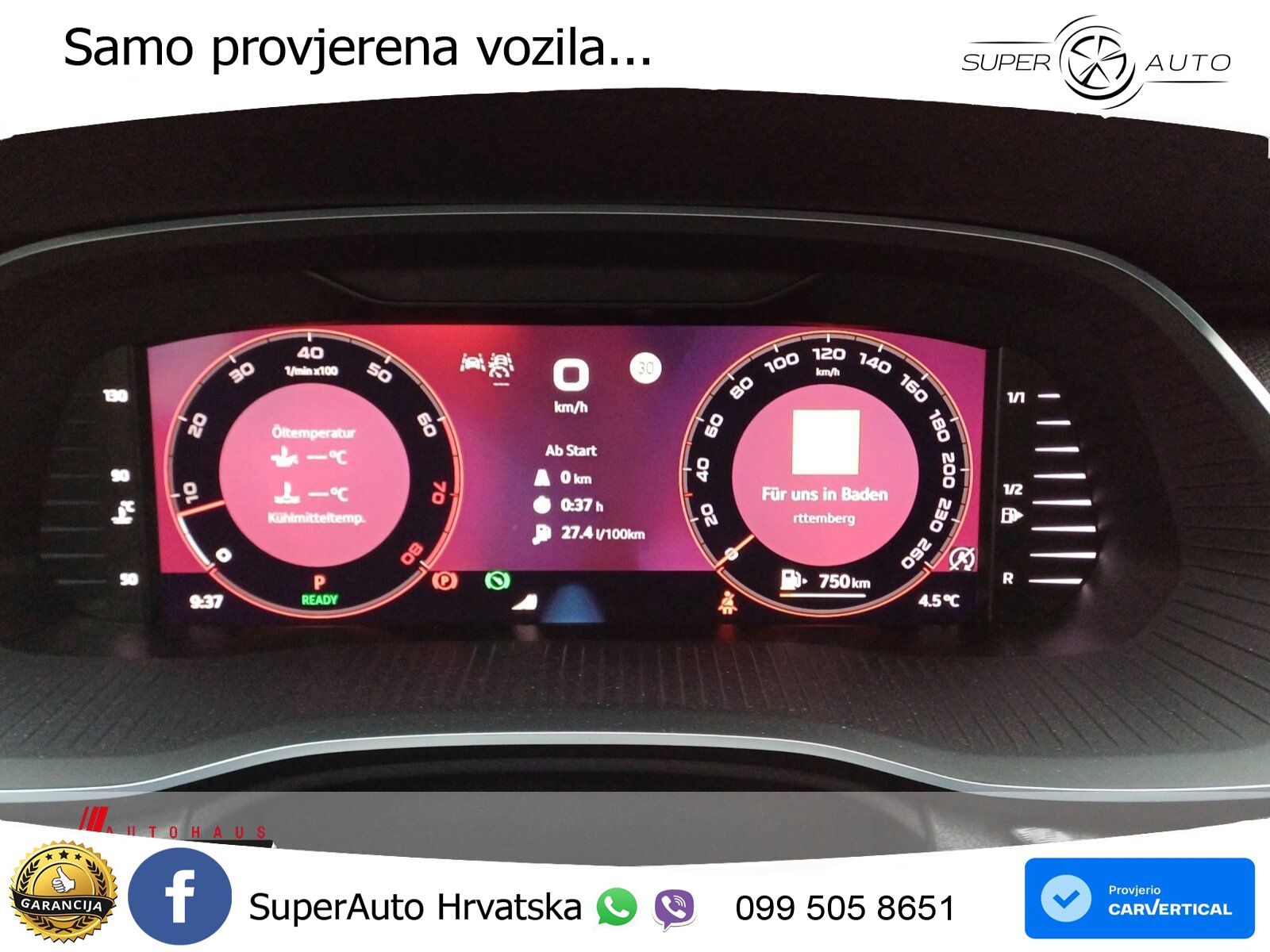 Škoda Octavia Combi 1.5 TSI (150 KS) DSG SportLine LED+GR SJED+ACC