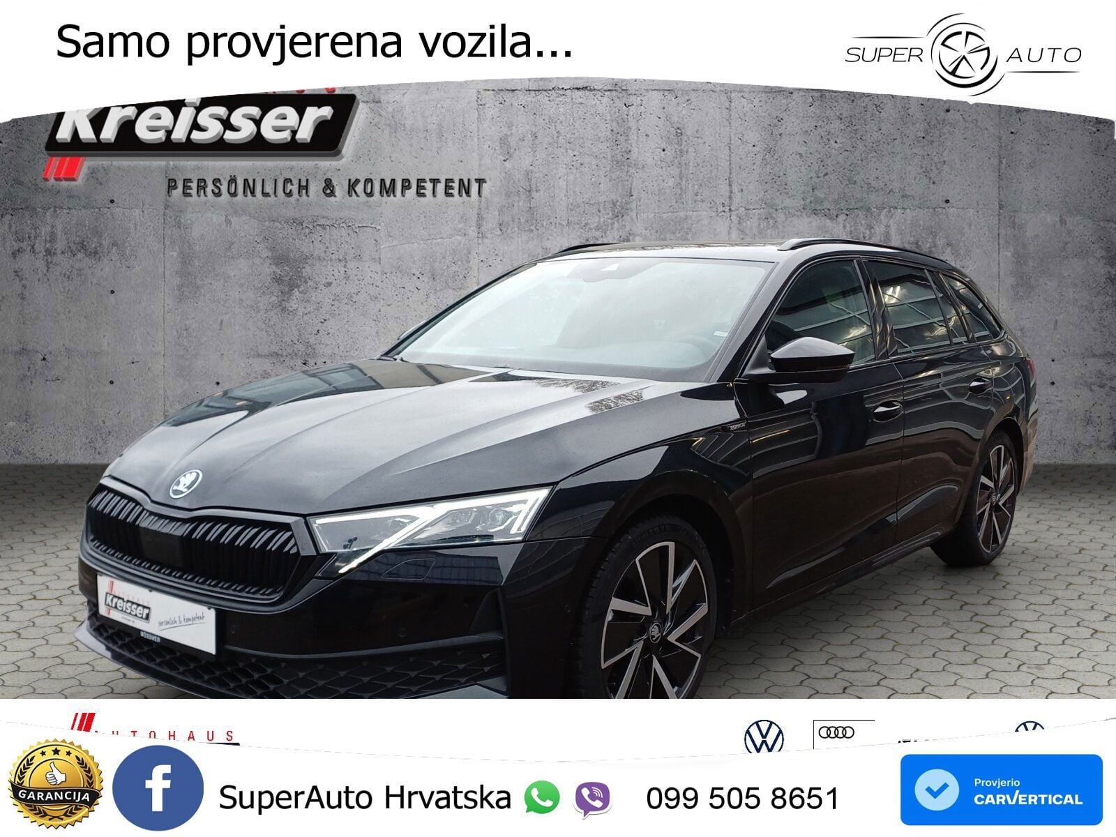 Škoda Octavia Combi 1.5 TSI (150 KS) DSG SportLine LED+GR SJED+ACC