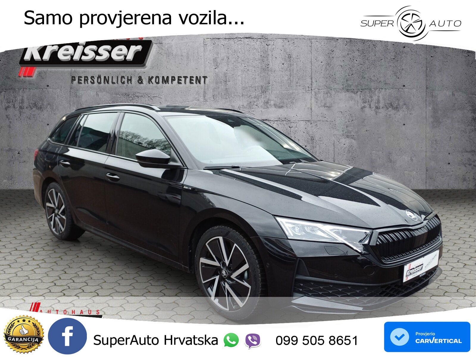 Škoda Octavia Combi 1.5 TSI (150 KS) DSG SportLine LED+GR SJED+ACC