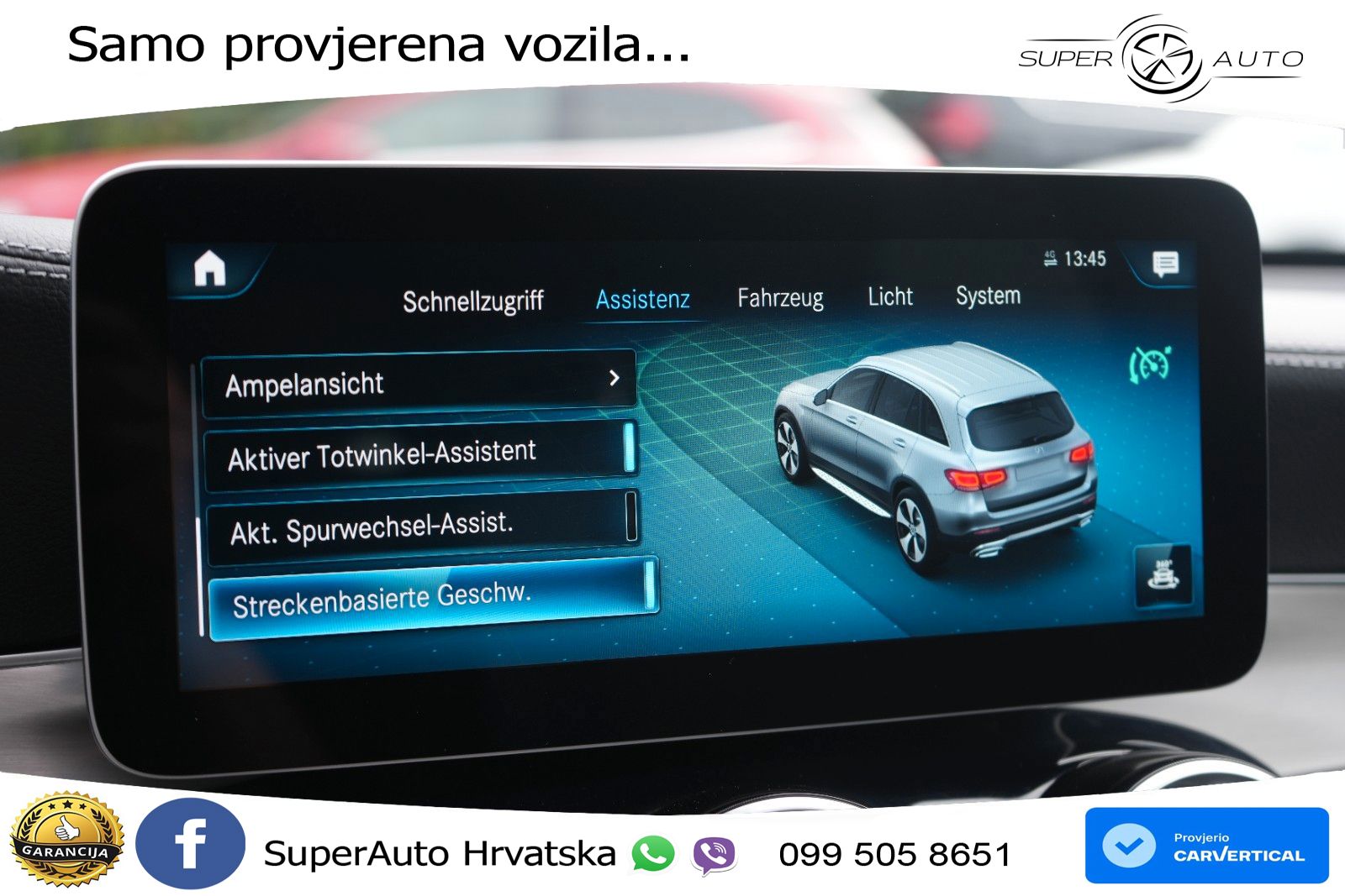 Mercedes GLC 400d (330 KS) 4MATIC 9G-TRONIC AMG ZRAČNI+ACC+GR SJED+360+PANO