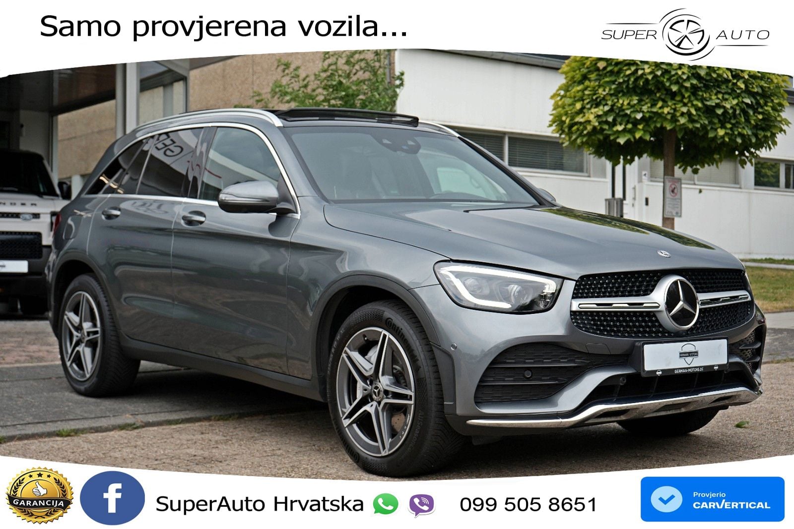 Mercedes GLC 400d (330 KS) 4MATIC 9G-TRONIC AMG ZRAČNI+ACC+GR SJED+360+PANO
