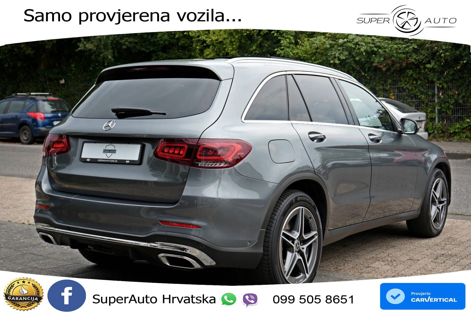 Mercedes GLC 400d (330 KS) 4MATIC 9G-TRONIC AMG ZRAČNI+ACC+GR SJED+360+PANO