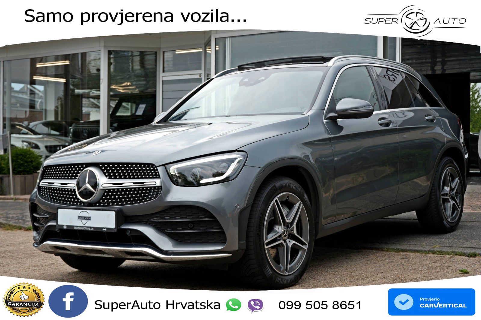 Mercedes GLC 400d (330 KS) 4MATIC 9G-TRONIC AMG ZRAČNI+ACC+GR SJED+360+PANO