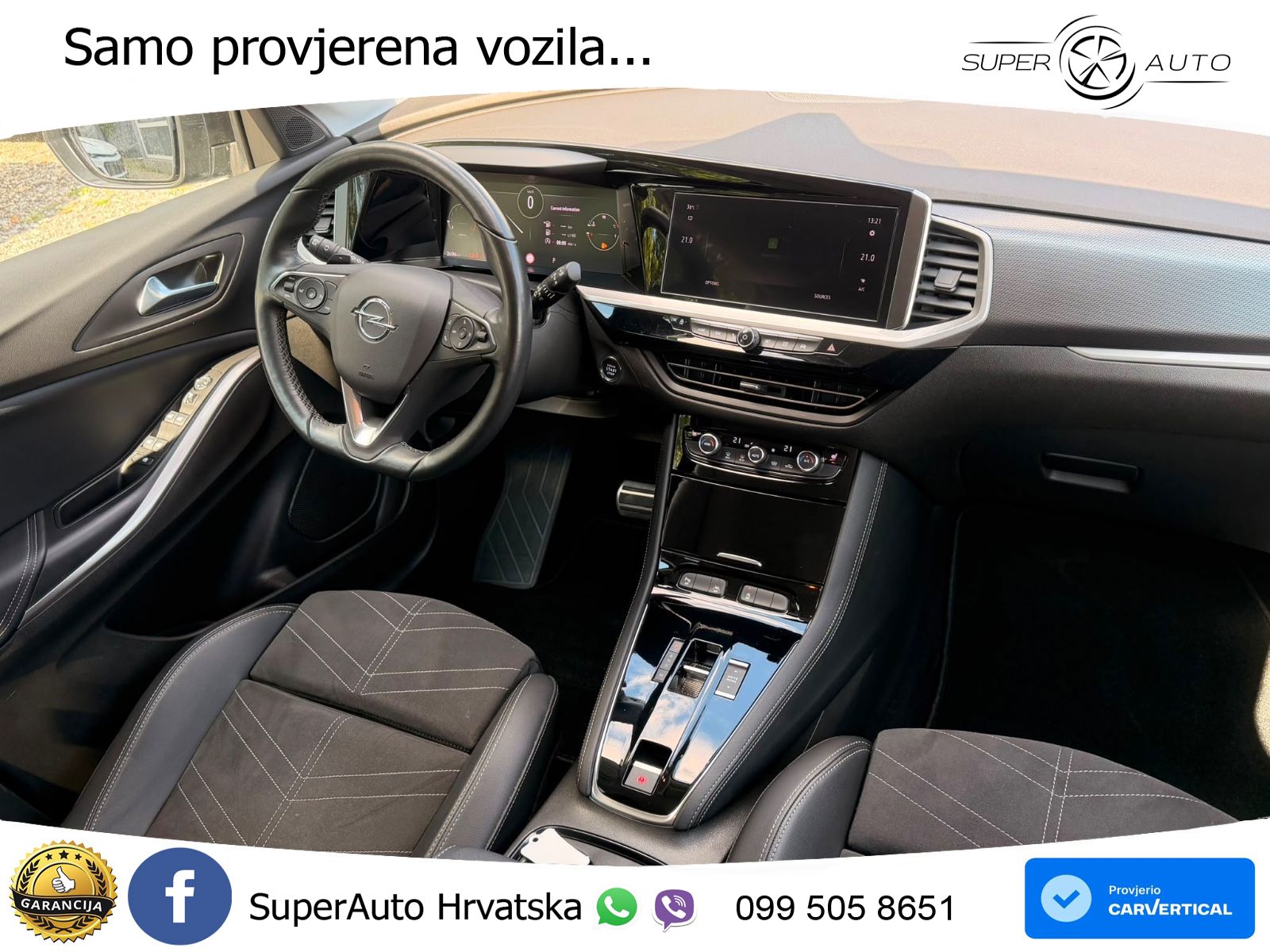 Opel Grandland 1.2i Turbo (130 KS) Automatic Elegance LED+GR SJED+ACC