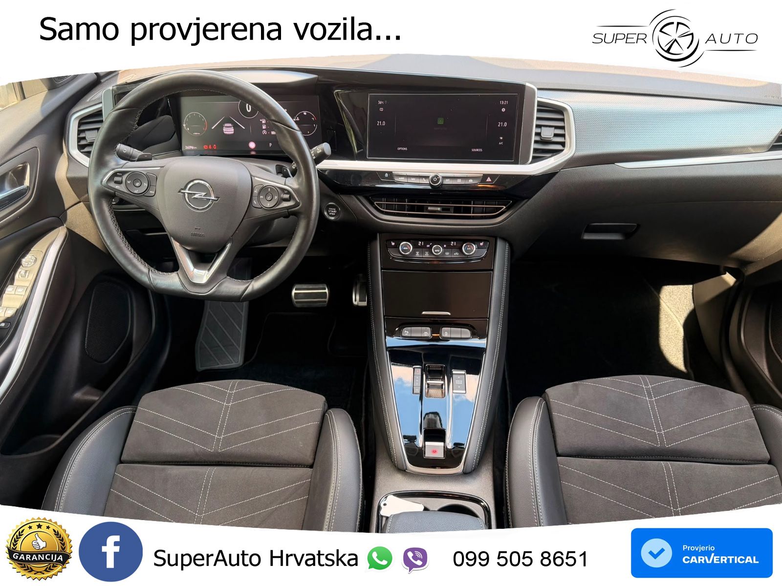 Opel Grandland 1.2i Turbo (130 KS) Automatic Elegance LED+GR SJED+ACC