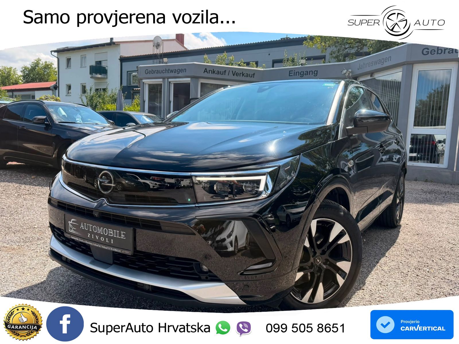 Opel Grandland 1.2i Turbo (130 KS) Automatic Elegance LED+GR SJED+ACC