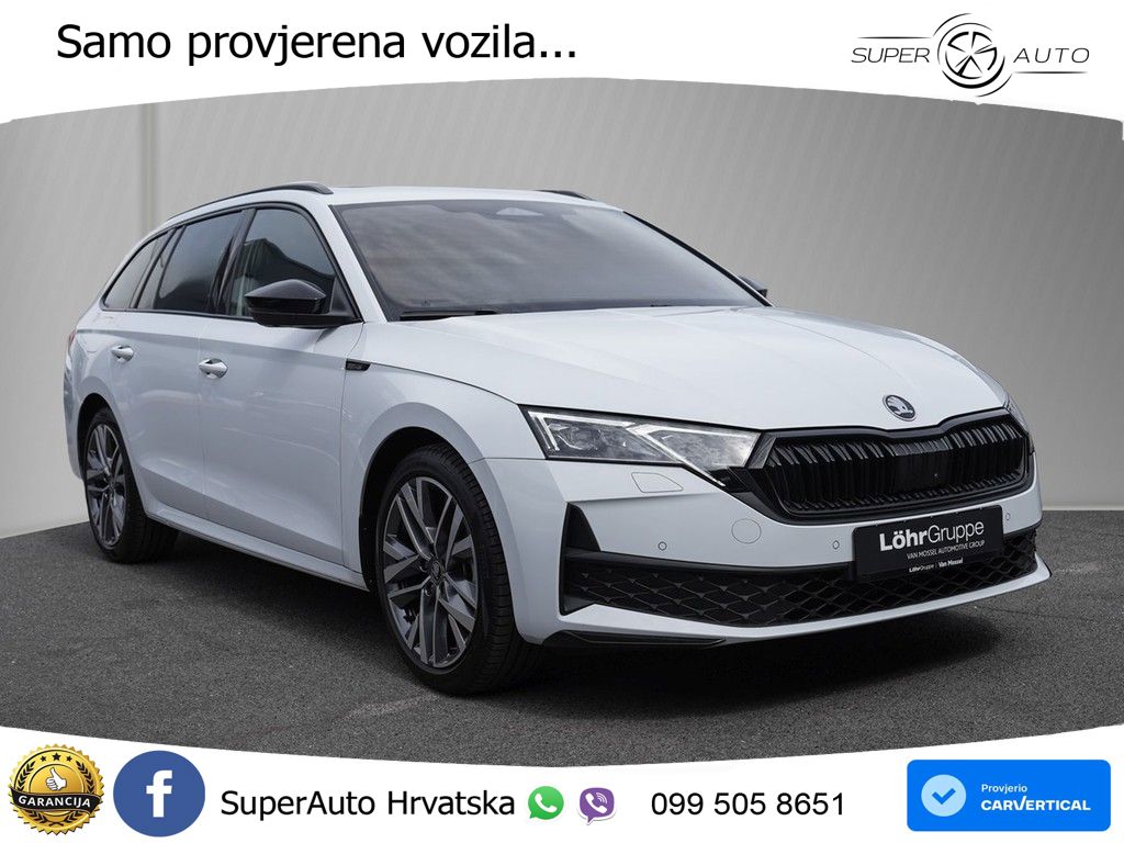Škoda Octavia Combi 2.0 TDI (150 KS) DSG SportLine LED+GR SJED+ACC