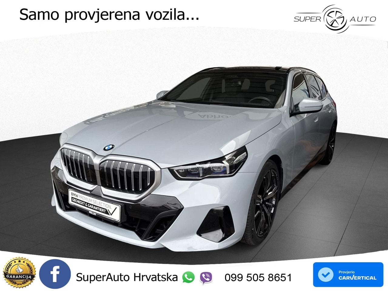 BMW 520d Touring (197 KS) xDrive Steptronic M Sport ACC+HEAD+4xGR SJED+360+PANO