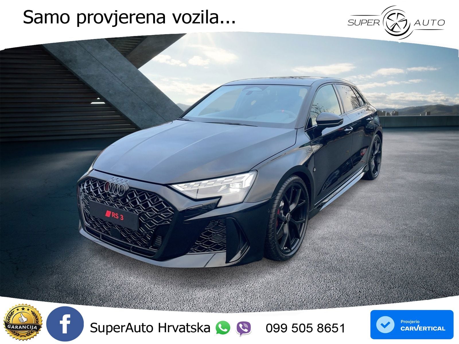 Audi RS3 Sedan 2.5 TFSI (400 KS) quattro S tronic LED+GR SJED+ACC