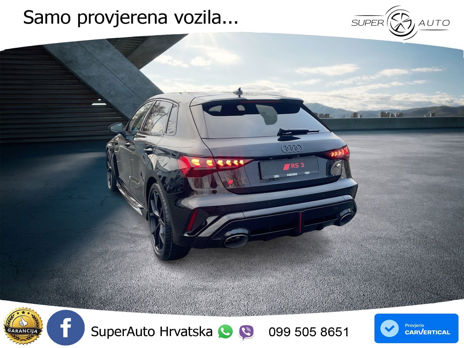 Audi RS3 Sedan 2.5 TFSI (400 KS) quattro S tronic LED+GR SJED+ACC