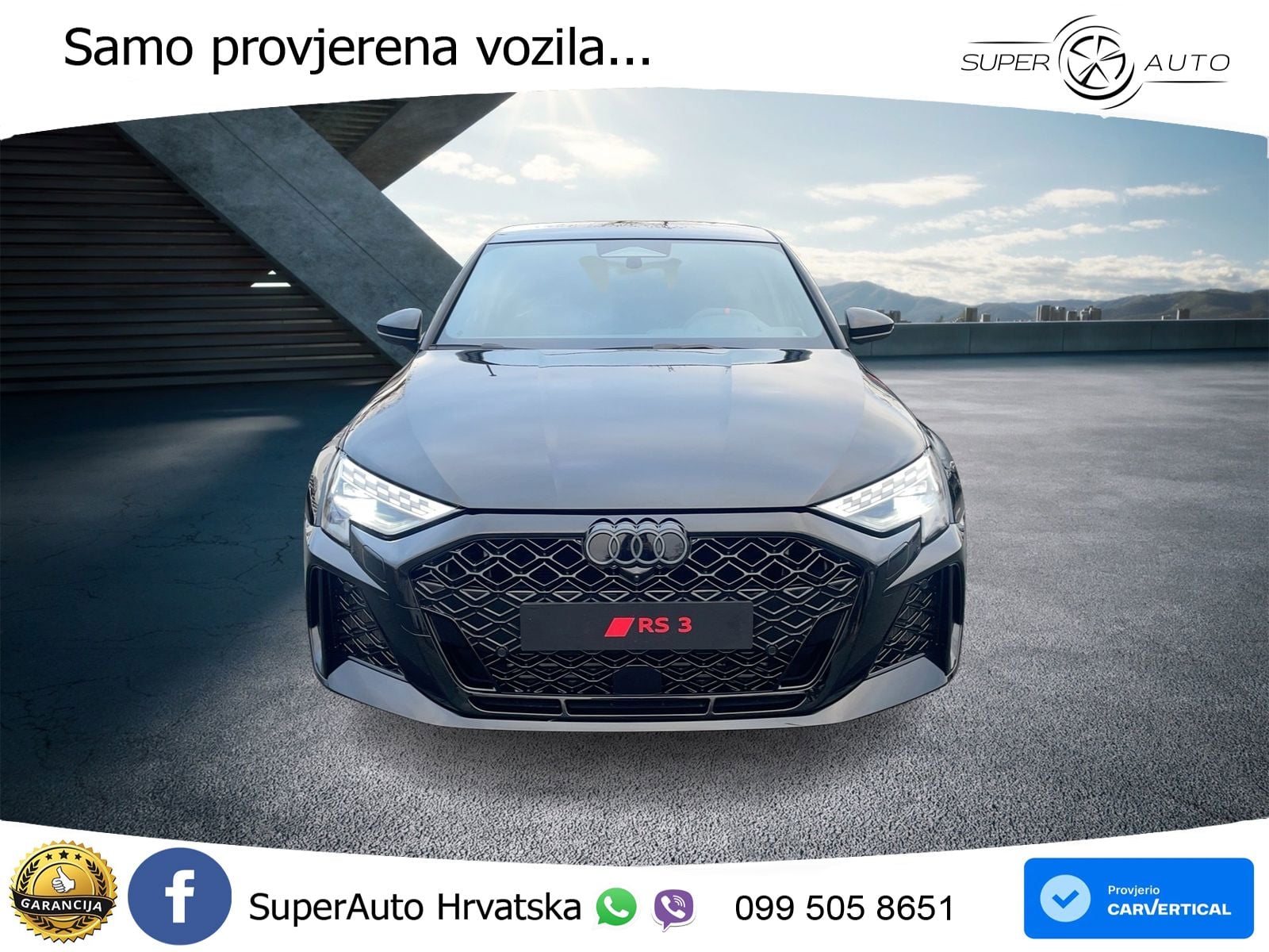 Audi RS3 Sedan 2.5 TFSI (400 KS) quattro S tronic LED+GR SJED+ACC