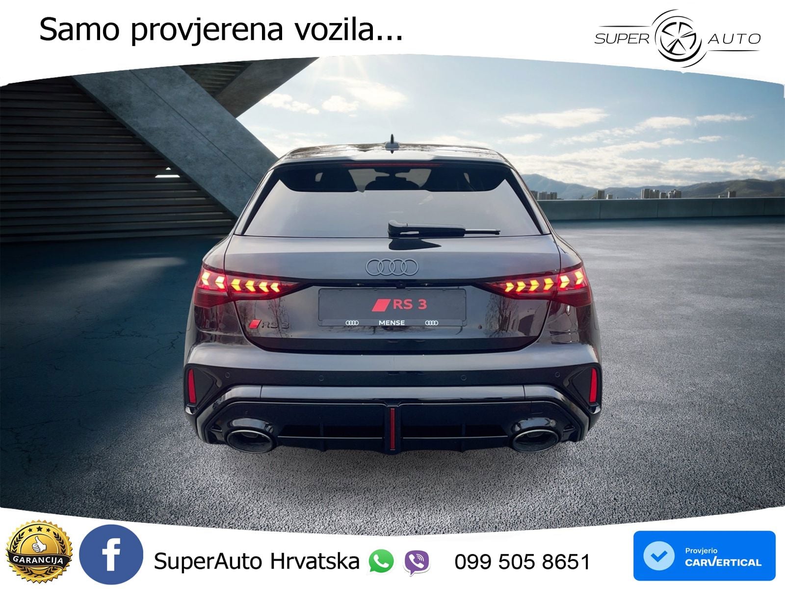 Audi RS3 Sedan 2.5 TFSI (400 KS) quattro S tronic LED+GR SJED+ACC