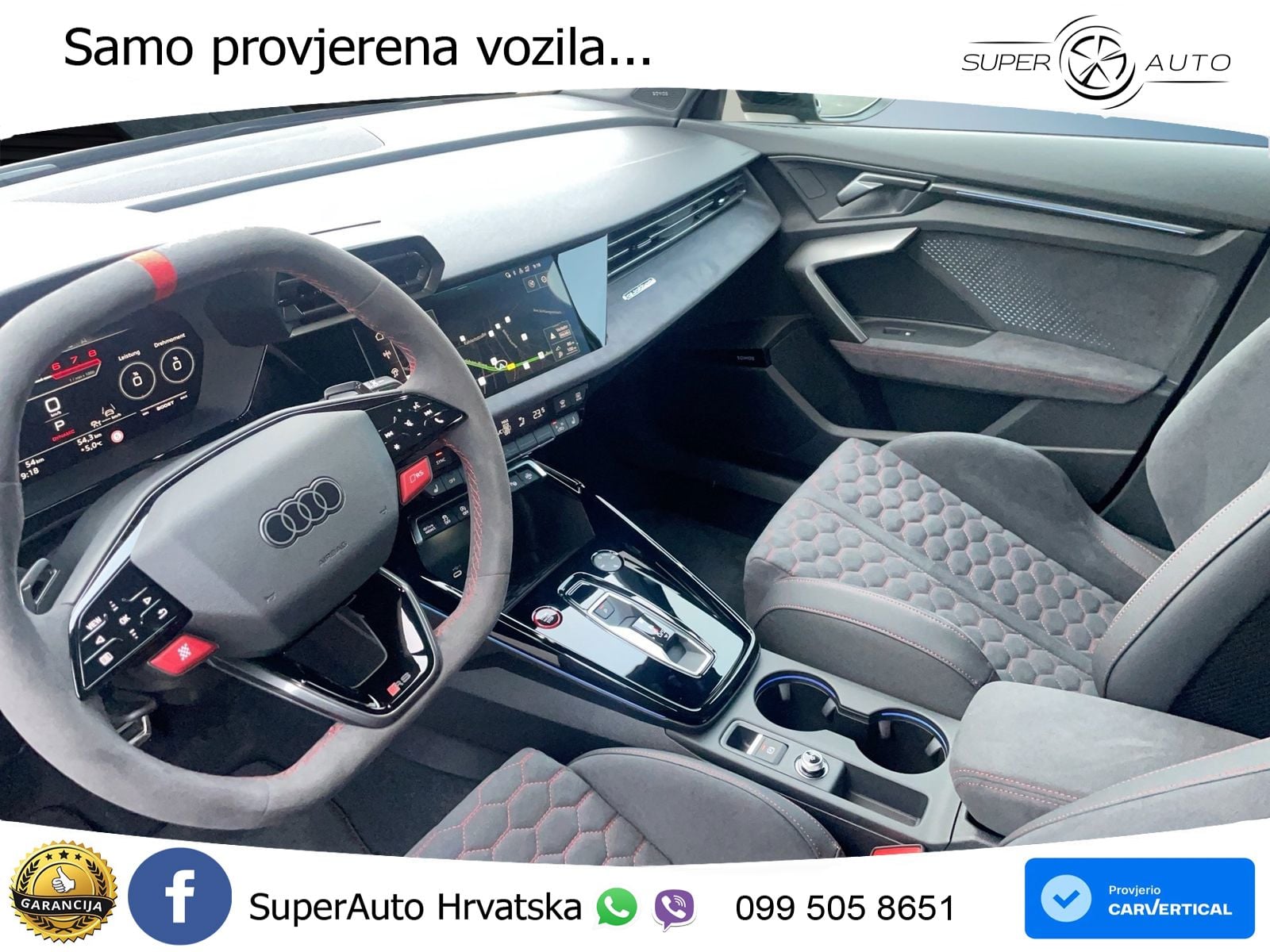 Audi RS3 Sedan 2.5 TFSI (400 KS) quattro S tronic LED+GR SJED+ACC