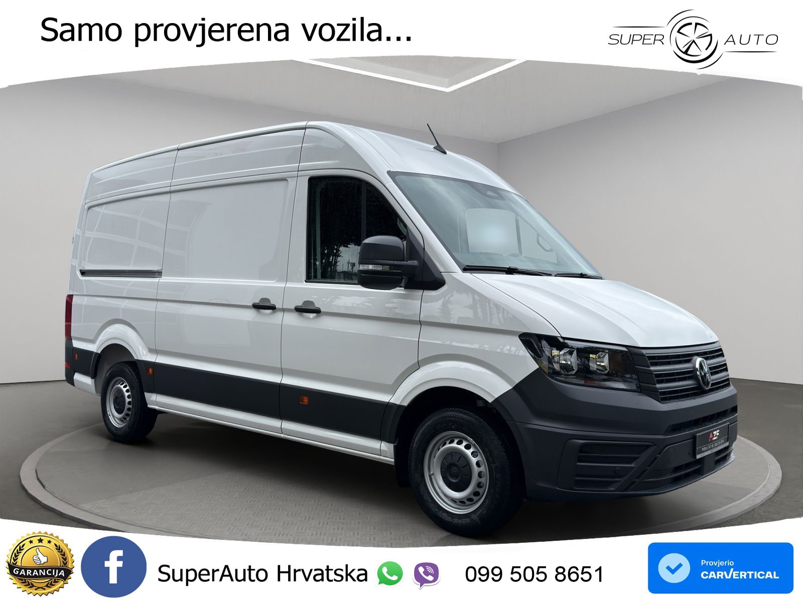 Volkswagen Crafter 35 Kasten HD Motor: 2,0 l TDI EU6-EC SCR 140 KS