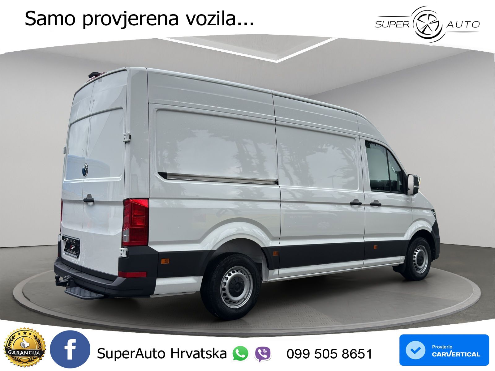 Volkswagen Crafter 35 Kasten HD Motor: 2,0 l TDI EU6-EC SCR 140 KS