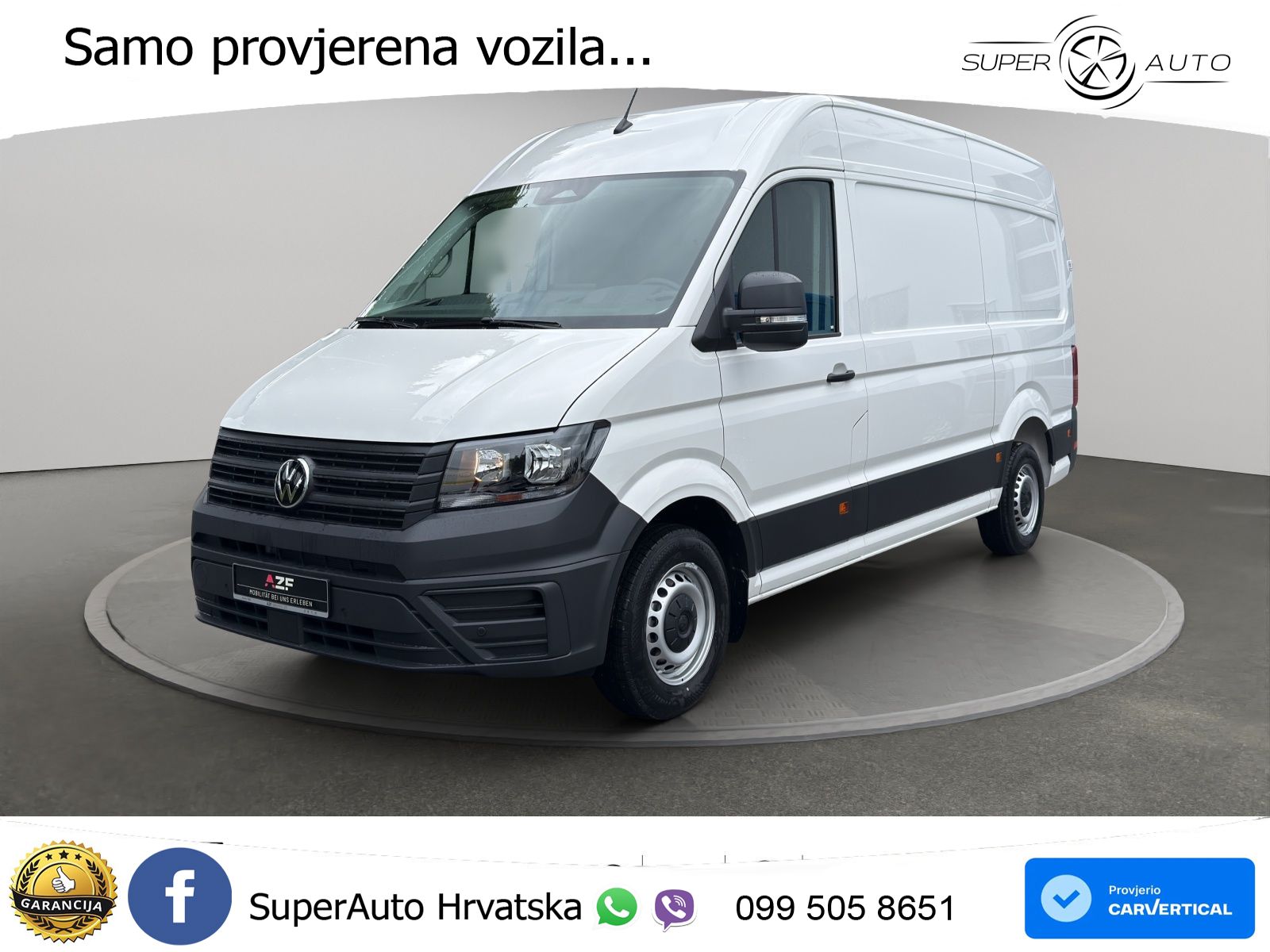 Volkswagen Crafter 35 Kasten HD Motor: 2,0 l TDI EU6-EC SCR 140 KS