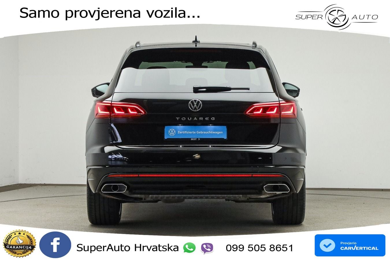 Volkswagen Touareg 3.0 V6 TDI (286 KS) 4MOTION Tiptronic R-Line ZRAČNI+ACC+GR SJED+KAM+PANO