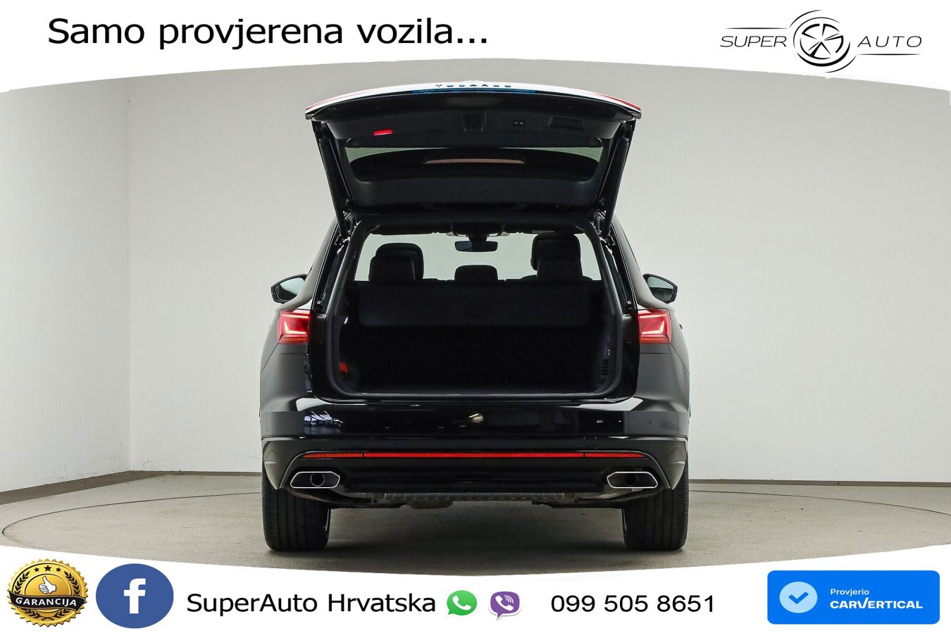 Volkswagen Touareg 3.0 V6 TDI (286 KS) 4MOTION Tiptronic R-Line ZRAČNI+ACC+GR SJED+KAM+PANO