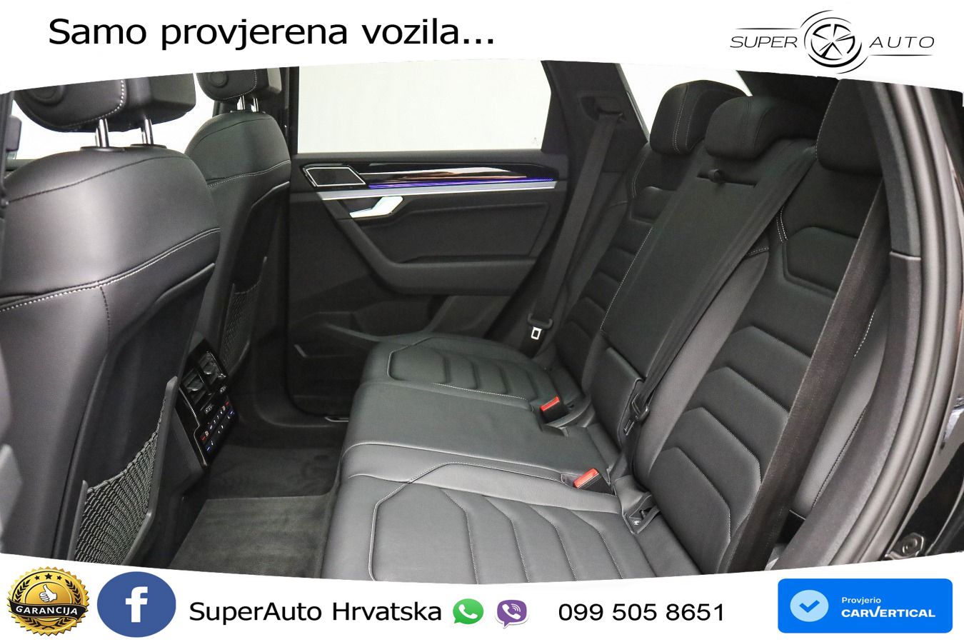 Volkswagen Touareg 3.0 V6 TDI (286 KS) 4MOTION Tiptronic R-Line ZRAČNI+ACC+GR SJED+KAM+PANO