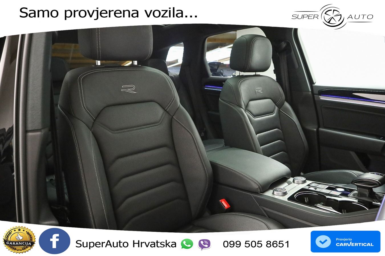 Volkswagen Touareg 3.0 V6 TDI (286 KS) 4MOTION Tiptronic R-Line ZRAČNI+ACC+GR SJED+KAM+PANO