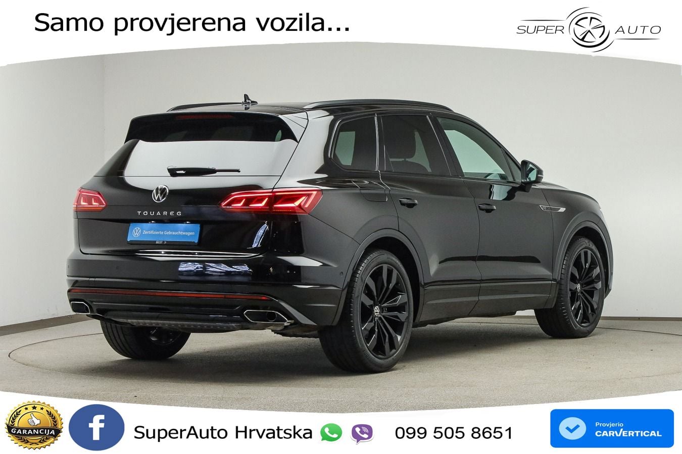 Volkswagen Touareg 3.0 V6 TDI (286 KS) 4MOTION Tiptronic R-Line ZRAČNI+ACC+GR SJED+KAM+PANO
