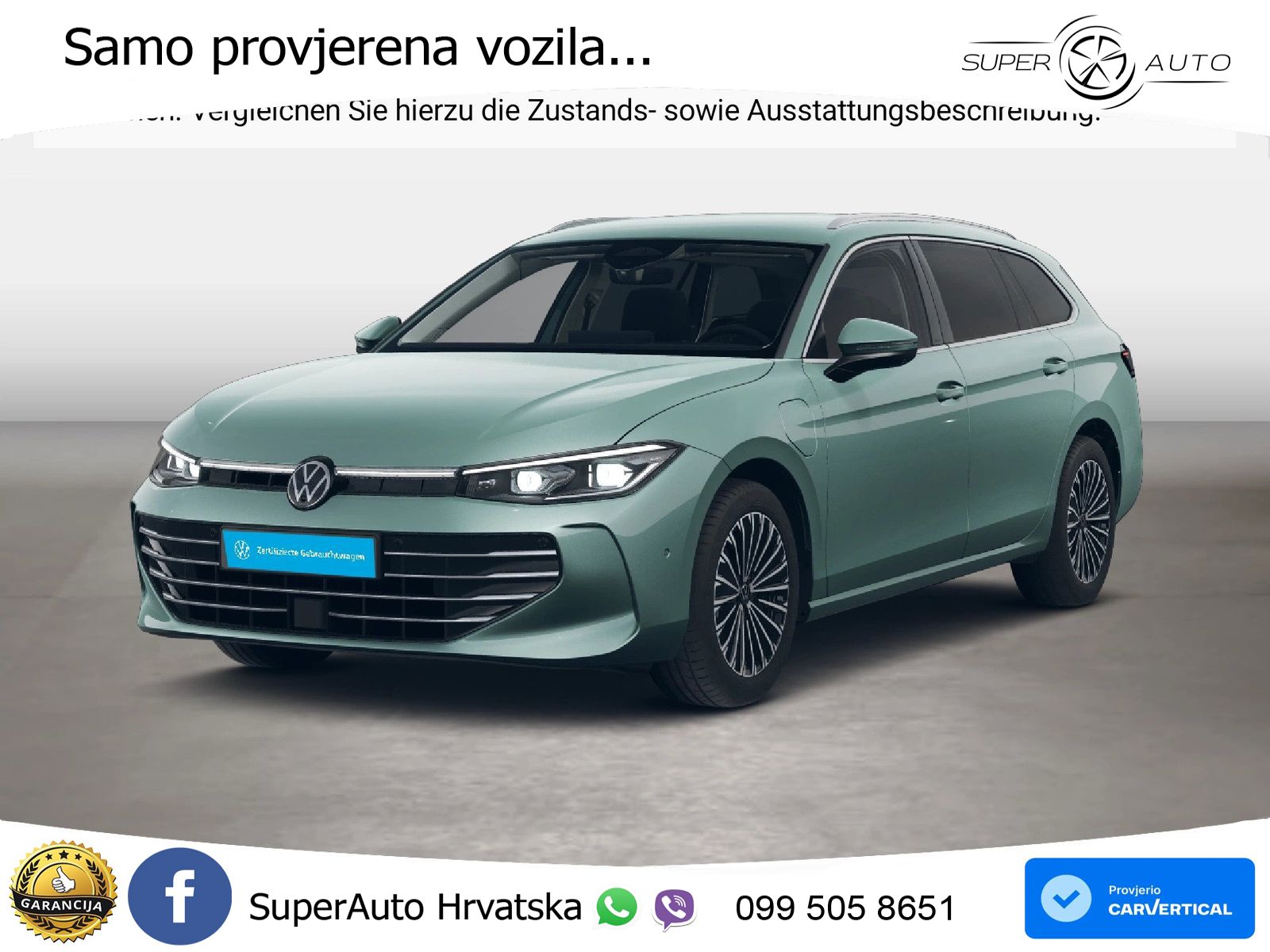 Volkswagen Passat Variant 1.5 TSI (204 KS) eHybrid DSG Elegance LED+GR SJED+ACC