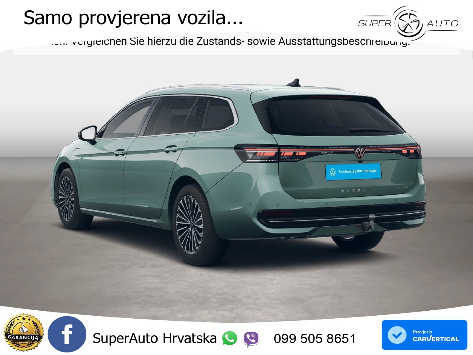 Volkswagen Passat Variant 1.5 TSI (204 KS) eHybrid DSG Elegance LED+GR SJED+ACC