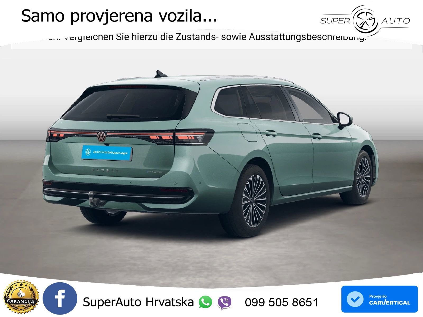 Volkswagen Passat Variant 1.5 TSI (204 KS) eHybrid DSG Elegance LED+GR SJED+ACC