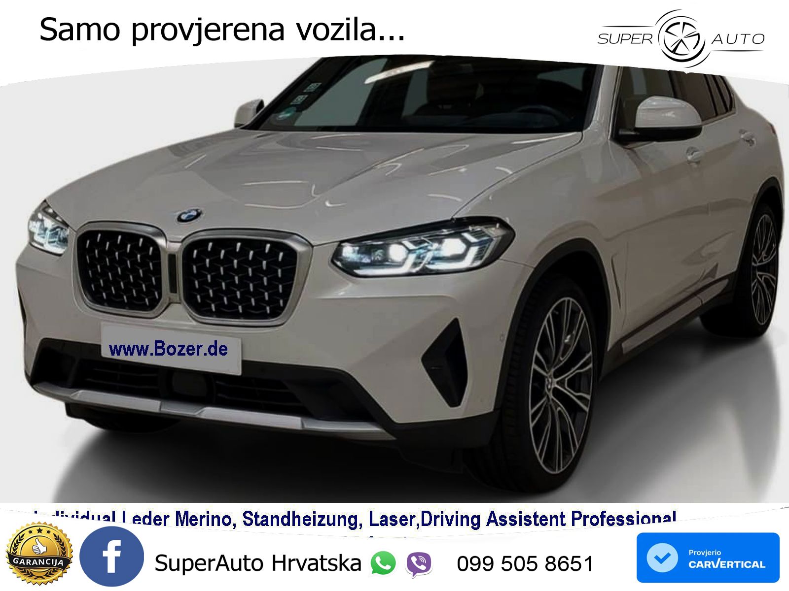 BMW X4 30d (286 KS) xDrive Steptronic LED+GR SJED+ACC