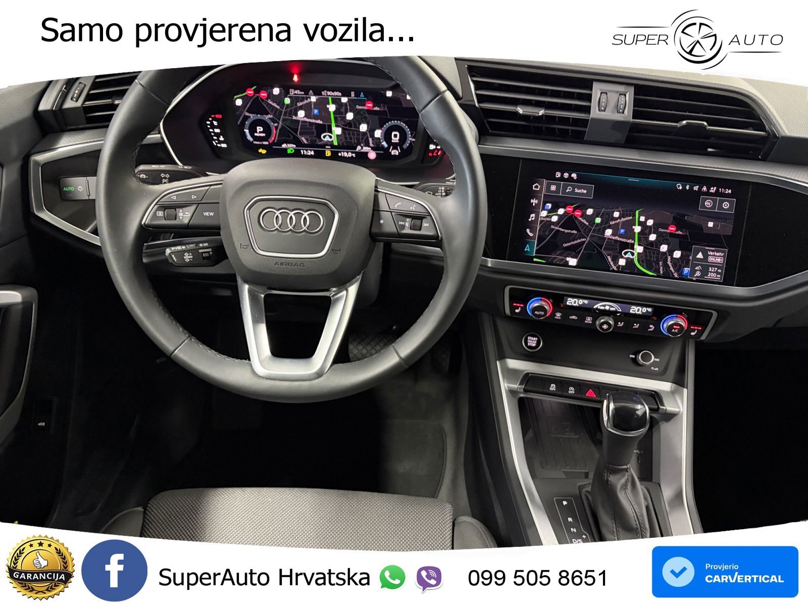 Audi Q3 1.5 TFSI (150 KS) S tronic advanced LED+GR SJED+ACC