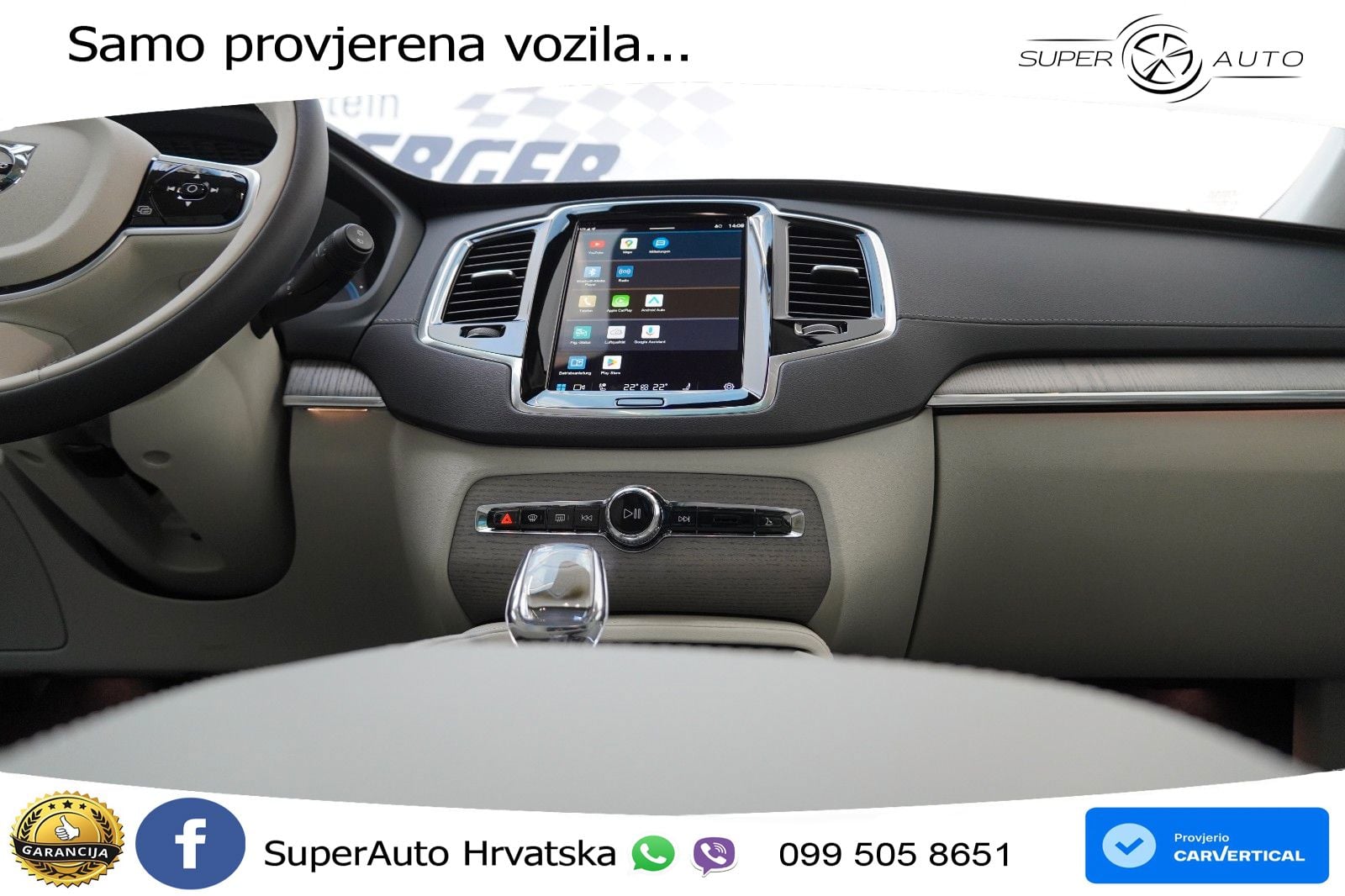 Volvo XC90 2.0 T8 AWD Automatic ACC+HEAD+4xGR SJED+360+PANO