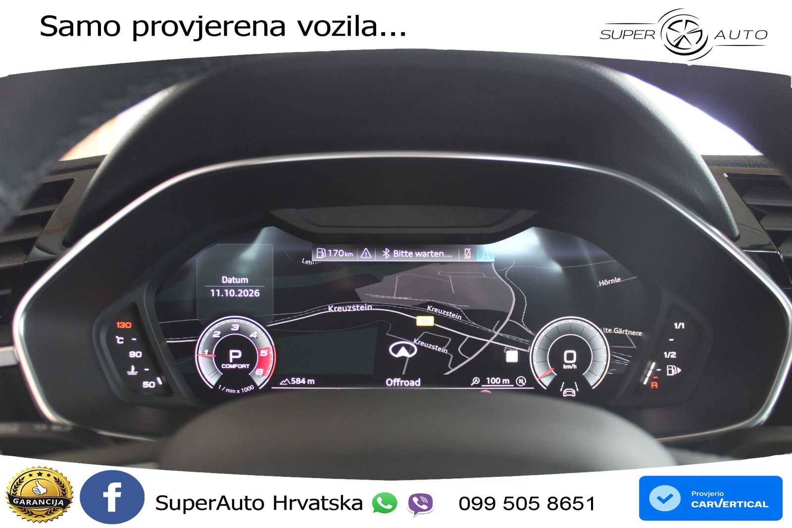 Audi Q3 Sportback 40 TDI (200 KS) quattro S tronic S line LED+GR SJED+ACC