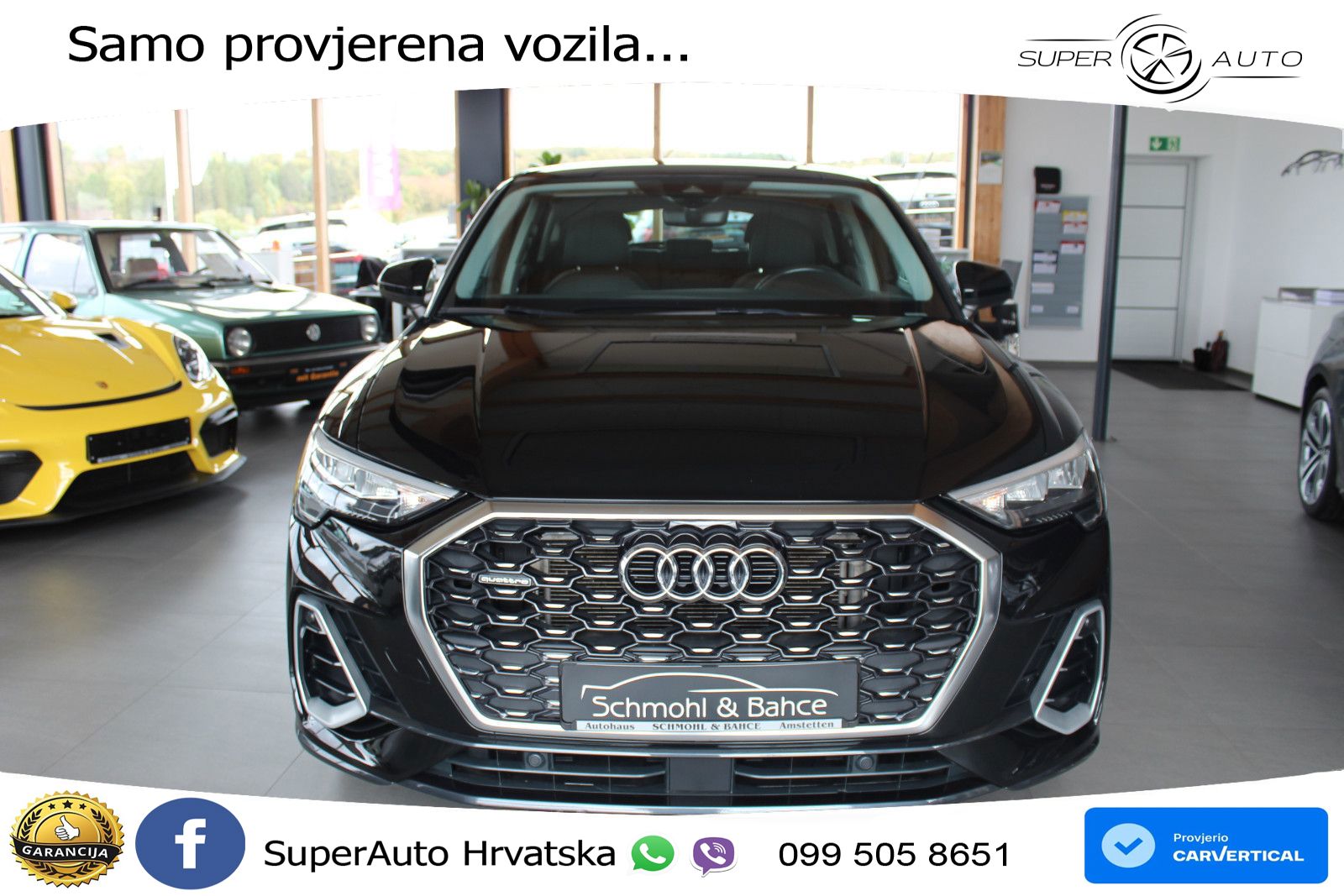Audi Q3 Sportback 40 TDI (200 KS) quattro S tronic S line LED+GR SJED+ACC