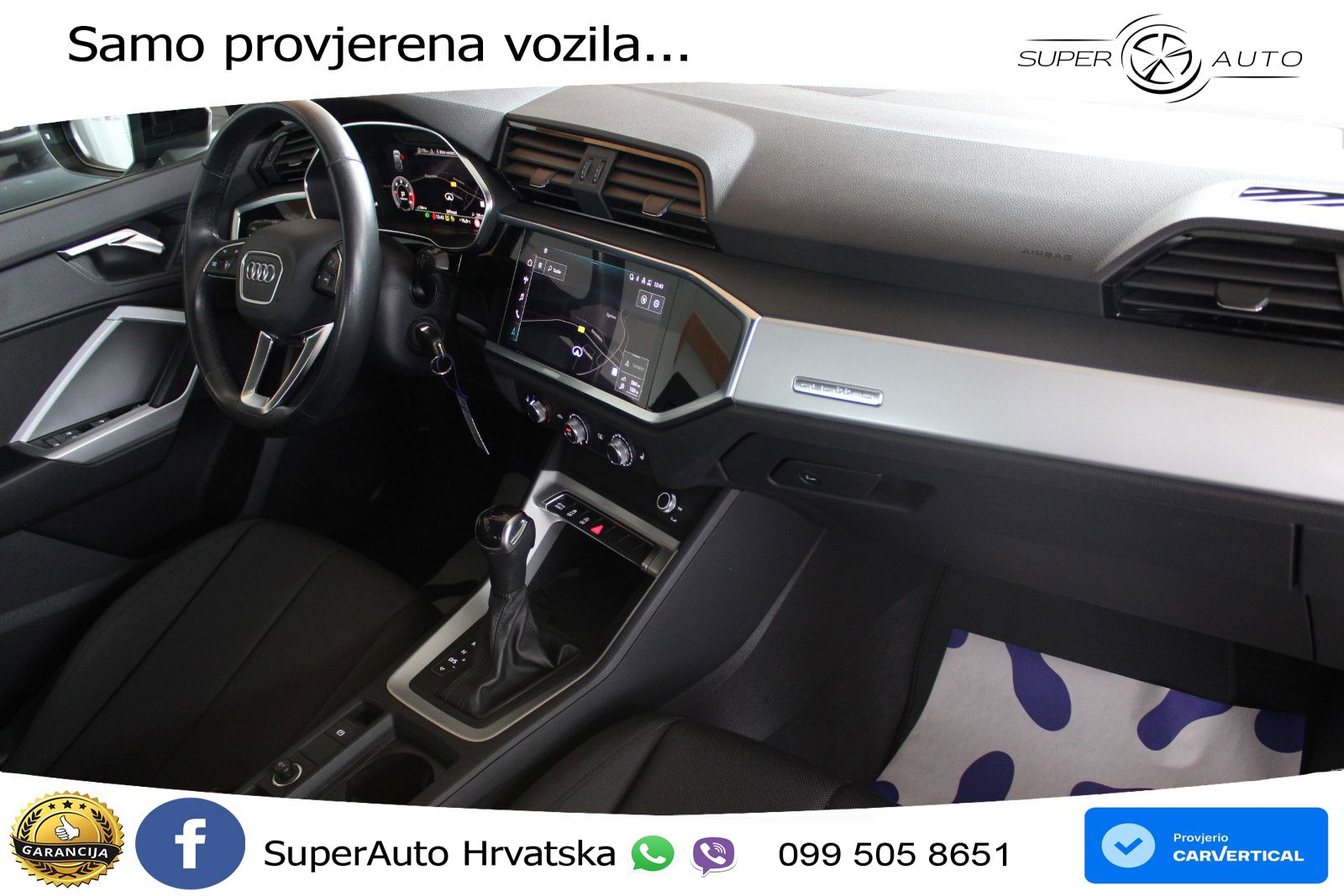 Audi Q3 Sportback 40 TDI (200 KS) quattro S tronic S line LED+GR SJED+ACC