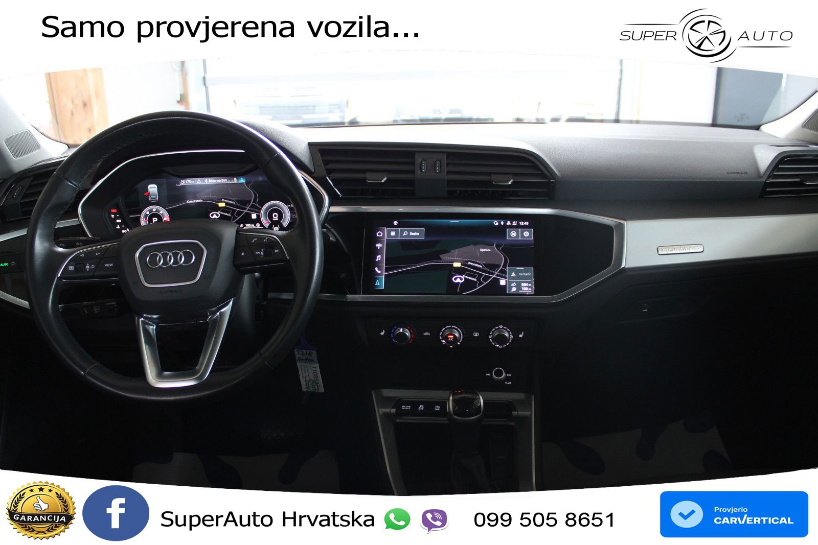Audi Q3 Sportback 40 TDI (200 KS) quattro S tronic S line LED+GR SJED+ACC