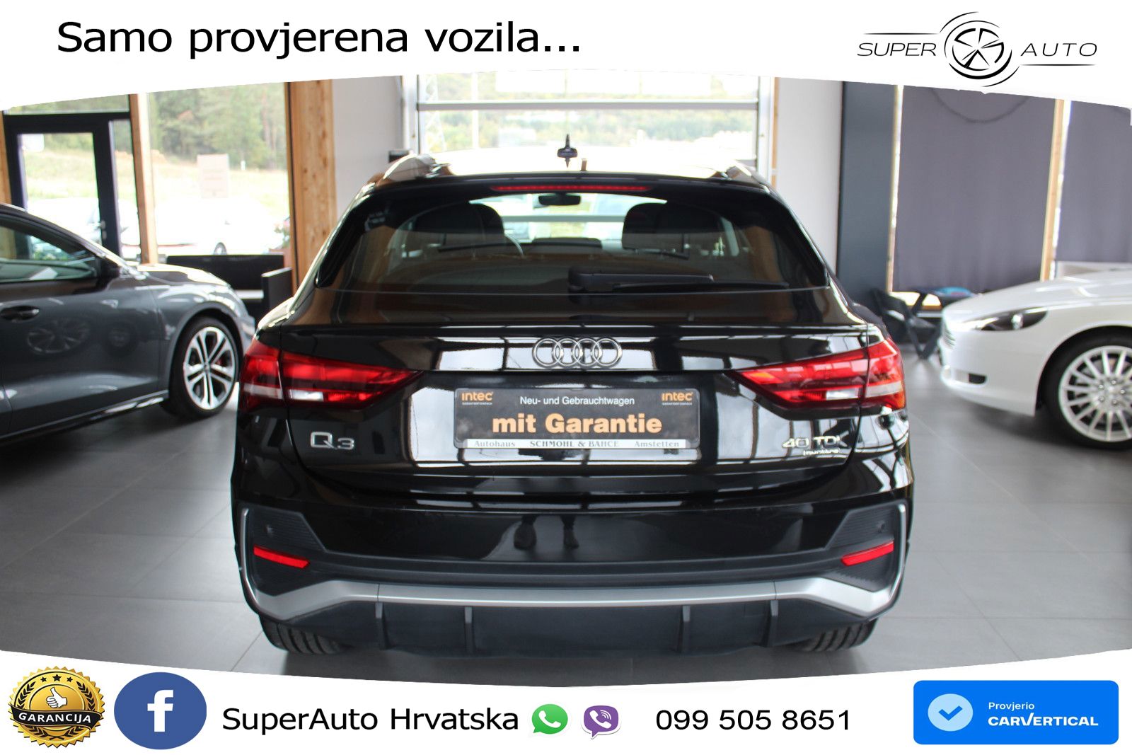 Audi Q3 Sportback 40 TDI (200 KS) quattro S tronic S line LED+GR SJED+ACC