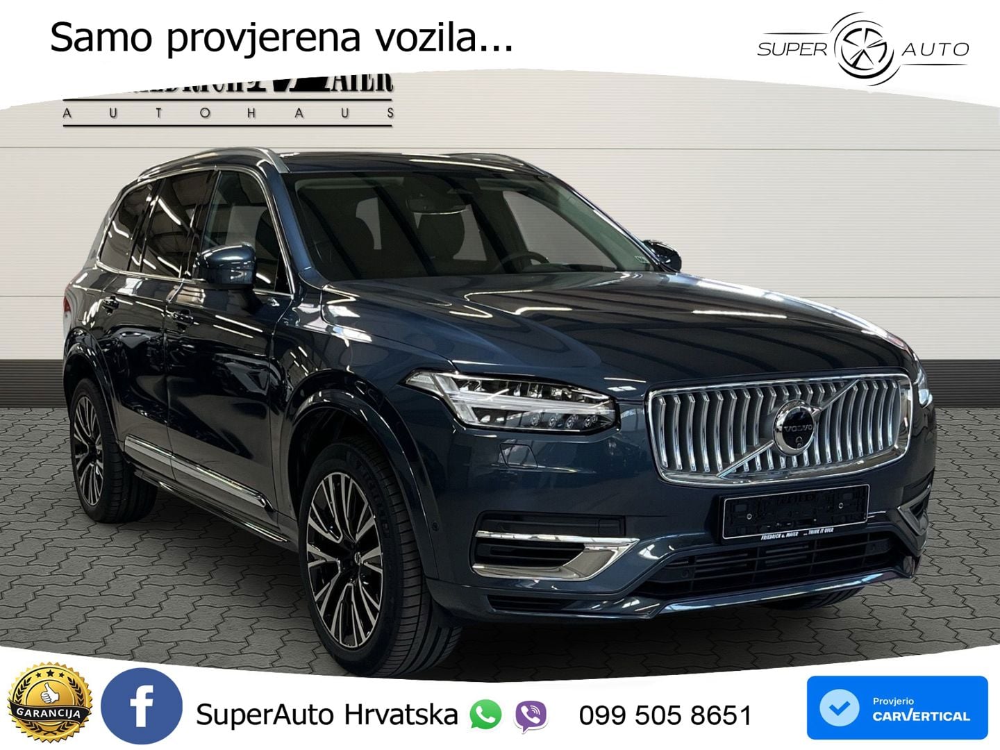 Volvo XC90 2.0 T8 AWD Automatic ACC+HEAD+4xGR SJED+360+PANO