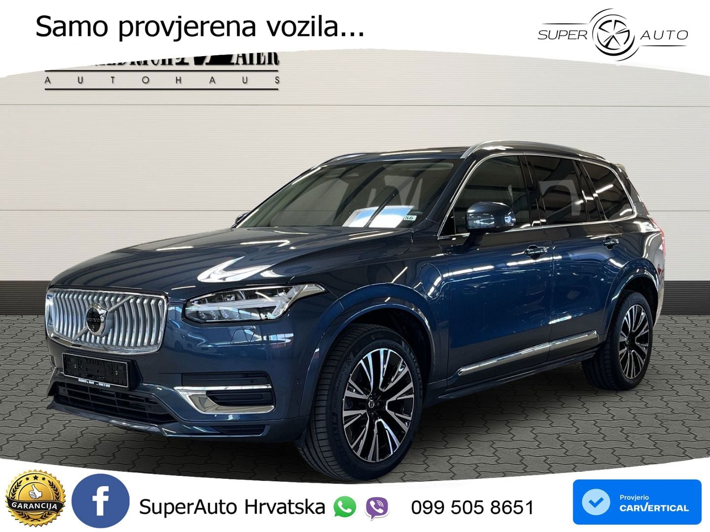 Volvo XC90 2.0 T8 AWD Automatic ACC+HEAD+4xGR SJED+360+PANO