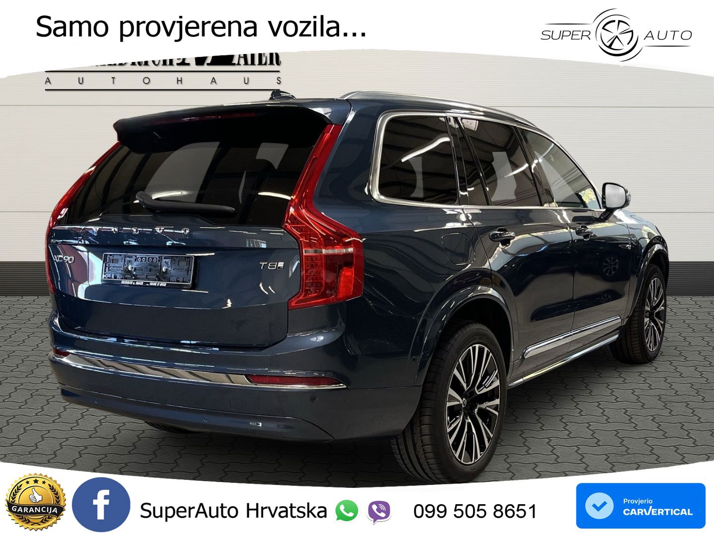 Volvo XC90 2.0 T8 AWD Automatic ACC+HEAD+4xGR SJED+360+PANO