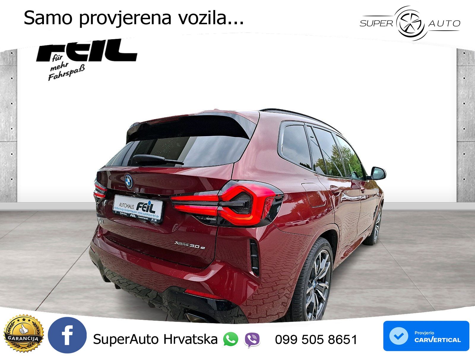 BMW X3 30e xDrive Steptronic M Sport LED+GR SJED+ACC