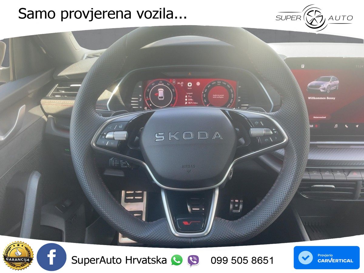 Škoda Octavia Combi RS 2.0 TSI (265 KS) DSG LED+GR SJED+ACC