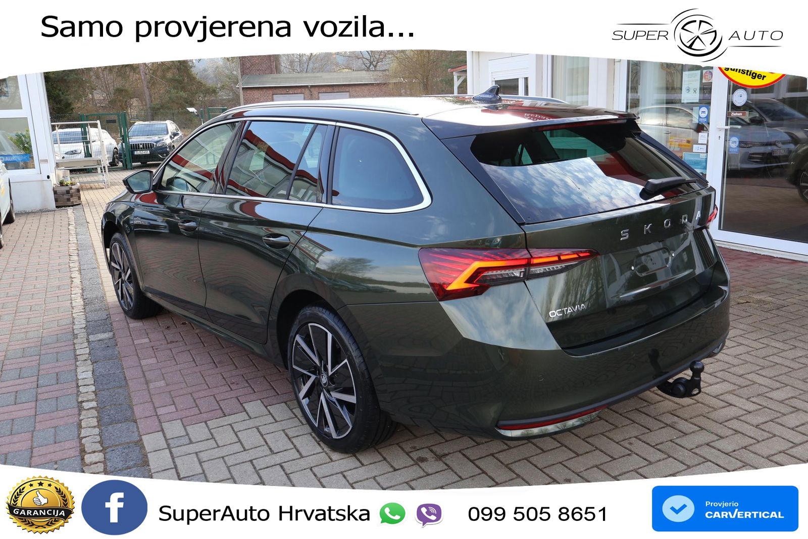 Škoda Octavia Combi 1.5 TSI (150 KS) LED+GR SJED+ACC
