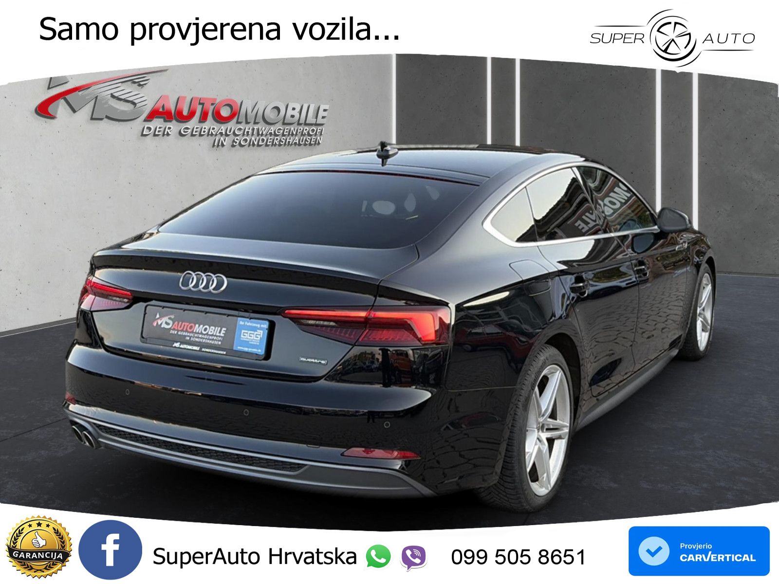 Audi A5 Sportback 40 TDI (190 KS) quattro ultra S tronic S line LED+GR SJED+ACC