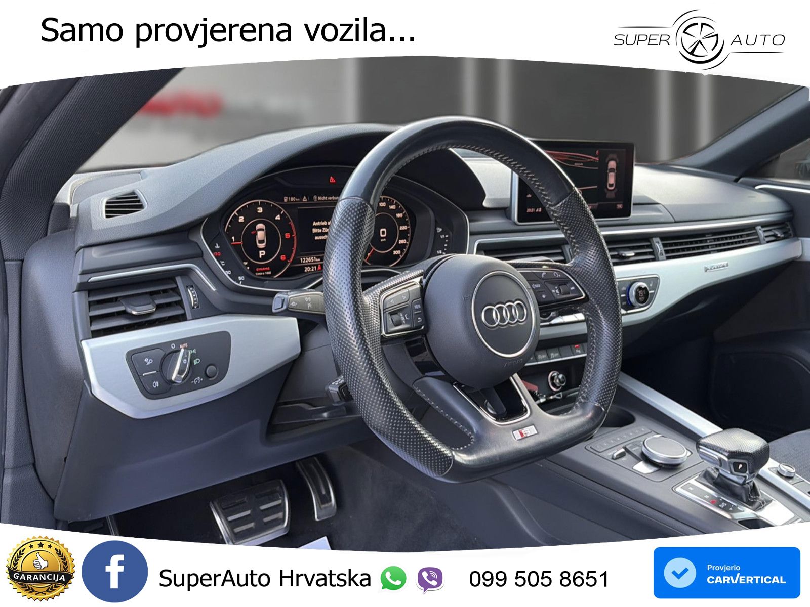 Audi A5 Sportback 40 TDI (190 KS) quattro ultra S tronic S line LED+GR SJED+ACC