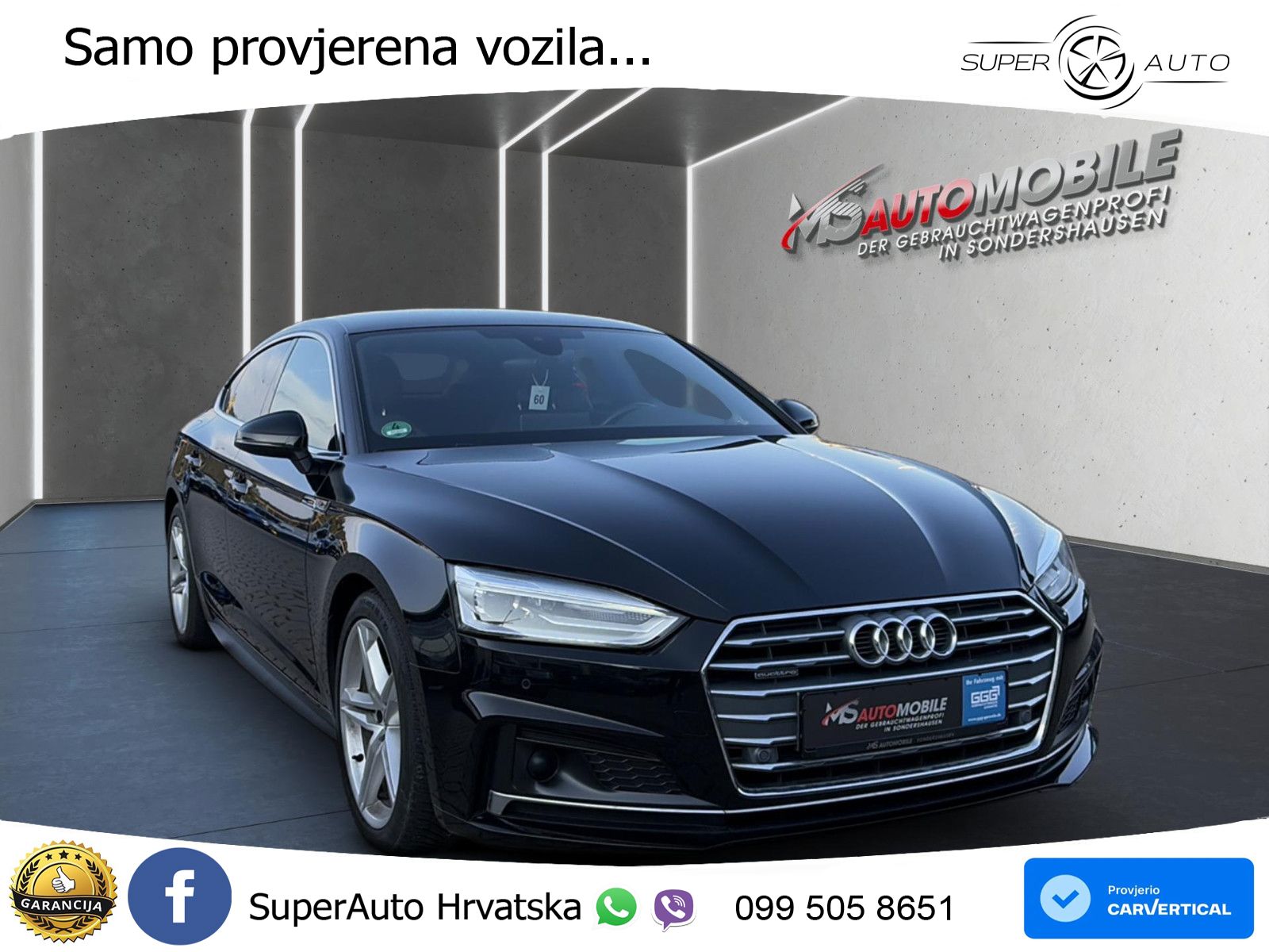 Audi A5 Sportback 40 TDI (190 KS) quattro ultra S tronic S line LED+GR SJED+ACC